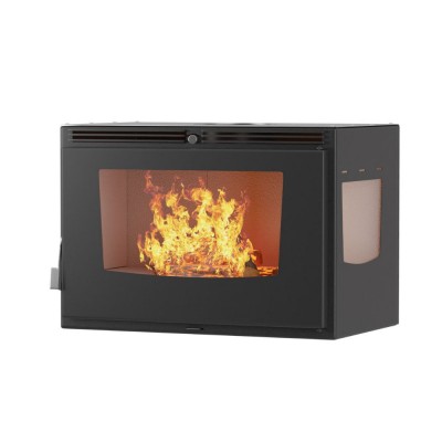 Камина за вграждане на дърва Velmora Fire ATS INSERT CORNER AIR 800, с вентилатор и въздуховоди, дясна страна, 13.73kW - Сравняване на продукти