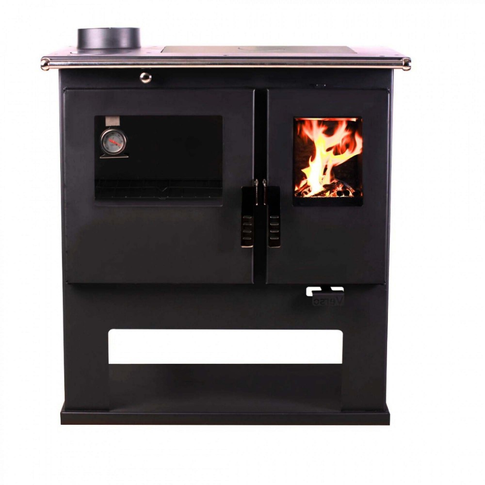 Готварска печка на дърва Verso CS Inox с иноксова фурна, Лява, 7.7kW | Камини Версо |  |