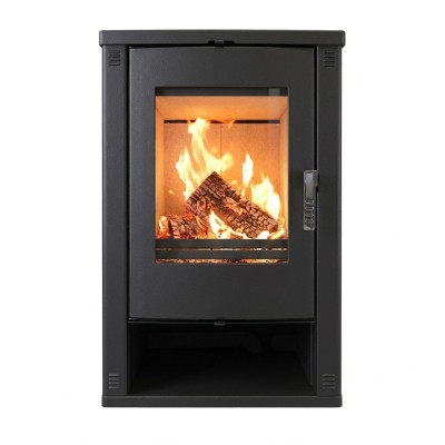 Камина на дърва Версо Theia, Черна, 9kW - Камини Версо