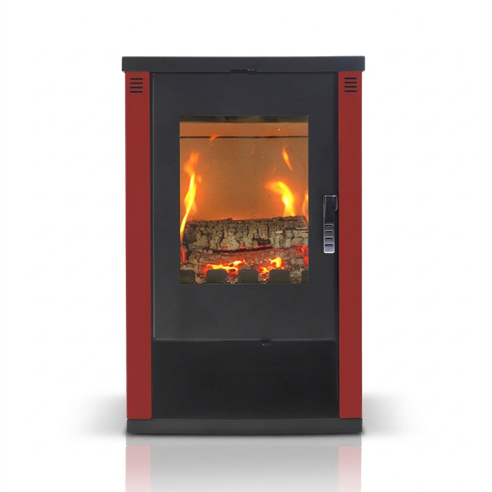 Камина на дърва Версо Theia, Бордо, 9kW | Сухи камини | Камини на дърва |
