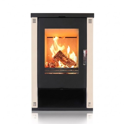 Камина на дърва Версо Theia, Слонова кост, 9kW - Камини Версо