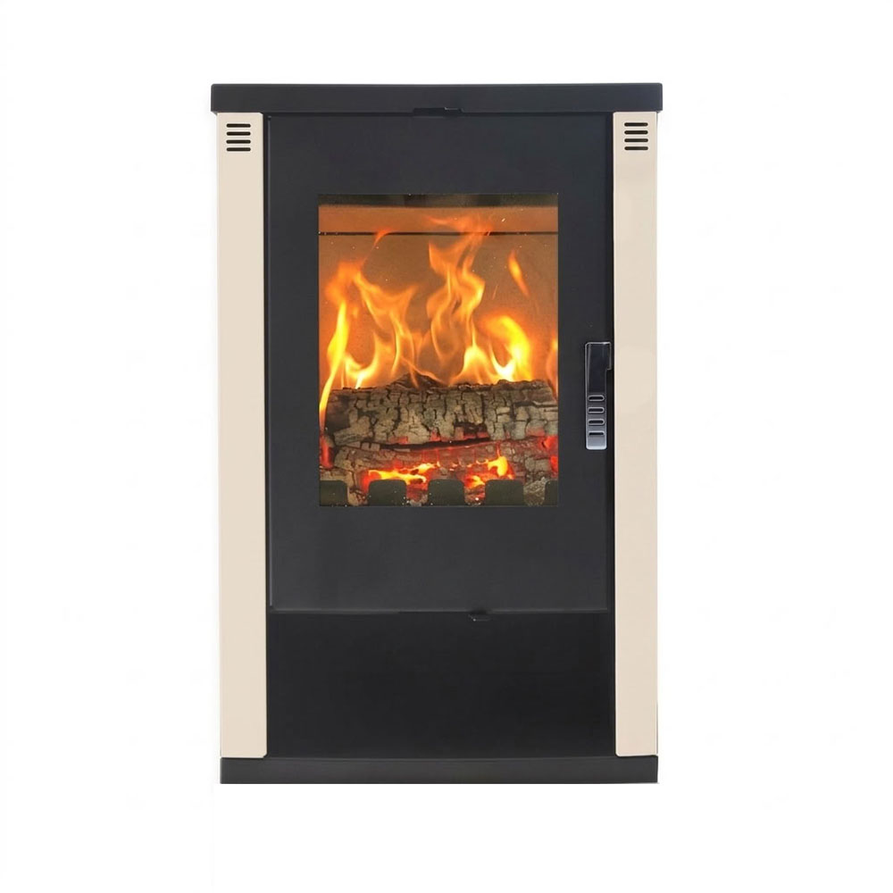 Камина на дърва Версо Lheia Слонова кост, 7.5 kW | Сухи камини | Камини на дърва |