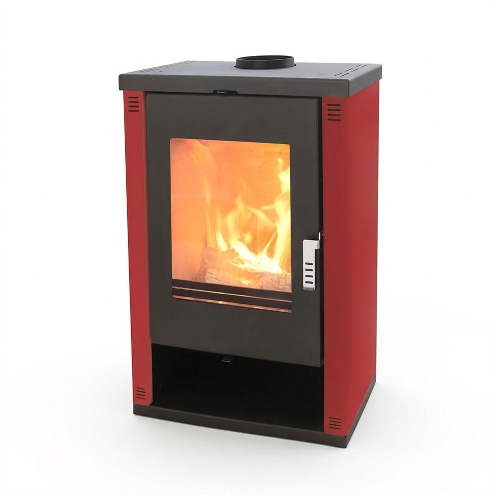 Камина на дърва Версо Theia, Бордо, 9kW | Сухи камини | Камини на дърва |