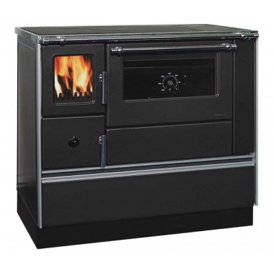 Готварска печка на дърва Alfa Plam Dominant 90 Anthracite, 6.5kW - Alfa-Plam