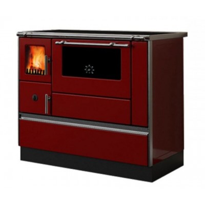 Готварска печка на дърва Alfa Plam Dominant 90 Red, 6.5kW - Промо предложения