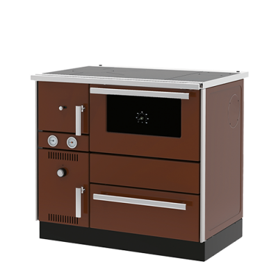 Готварска печка на дърва с водна риза Alfa Plam Alfa Term 20 Brown, 23kW - Сравняване на продукти
