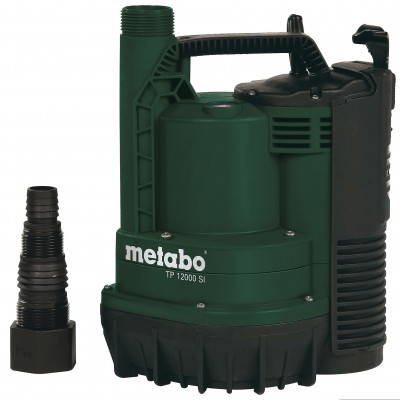 Потопяема помпа за чиста вода Metabo TP 12000 SI, 600 W, 11 700 л/ч, воден стълб 9 м - Metabo