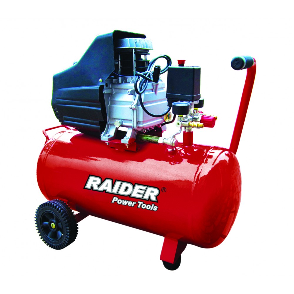 Електрически компресор RAIDER RD-AC02, 50 л, 1.5 kW | Пневматични компресори | Пневматични и хидравлични инструменти |