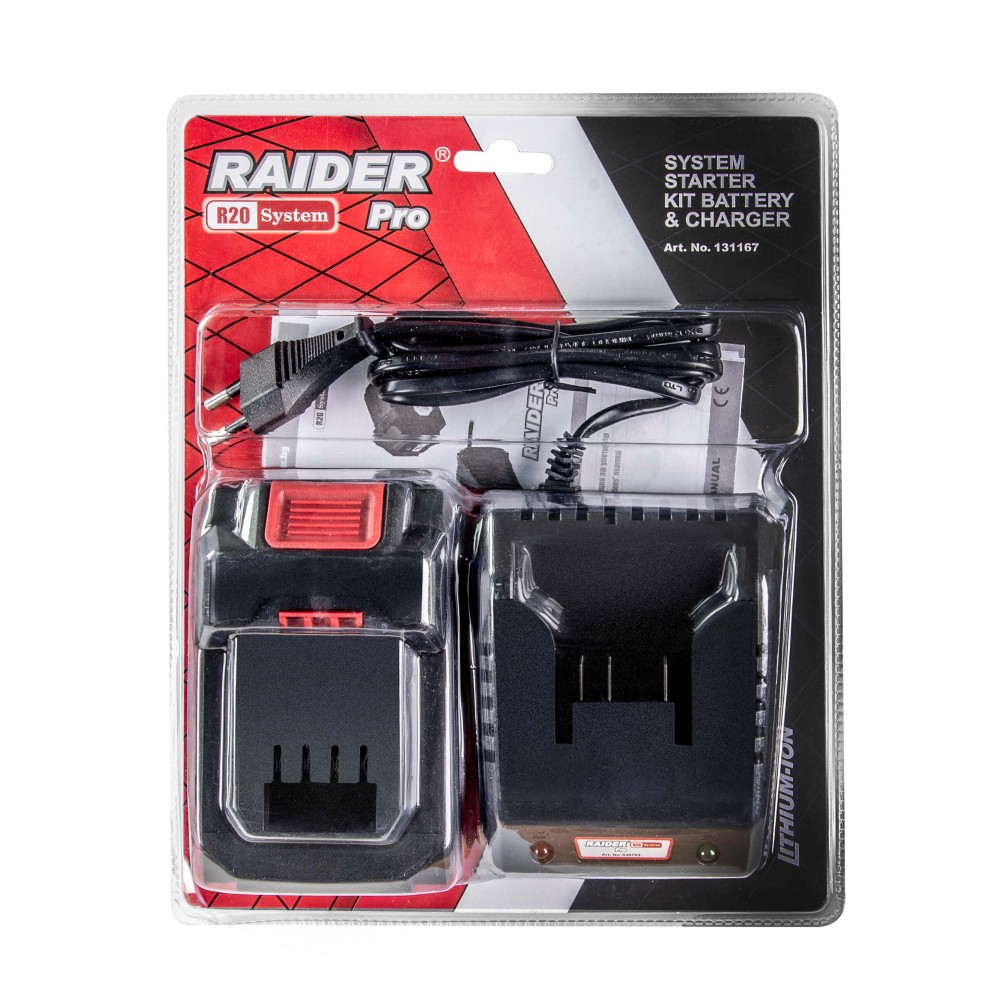 R20 Комплект батерия 4Ah и зарядно за серията RDP-R20 System |  |  |