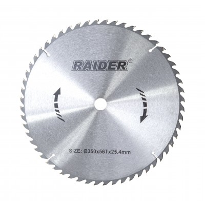 Диск за циркуляр Raider RD-SB08, 350x56Tx25.4 мм - Консумативи и аксесоари за режещи машини