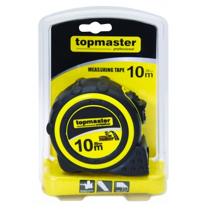 Ролетка с магнит TopMaster Extreme 10m x 30mm   - Измервателни инструменти