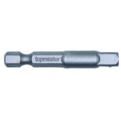 Адаптер за битове TopMaster 1/4" x 1/4"F SQ, 50mm - Тресчотки и адаптери