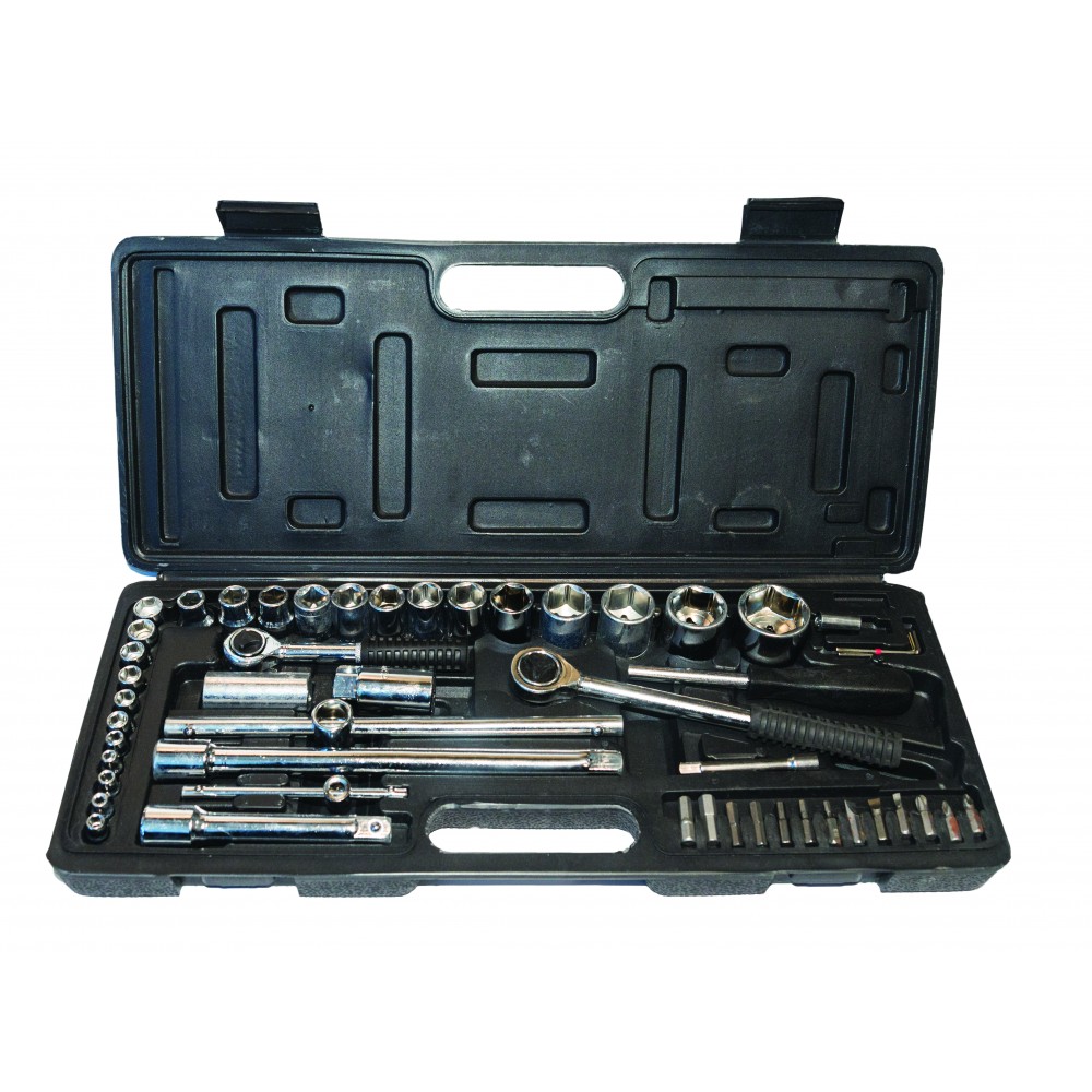 Комплект инструменти Basic 52 части 1/4" & 1/2" 4-32mm | Колички и комплекти инструменти | Специализирани ръчни инструменти |