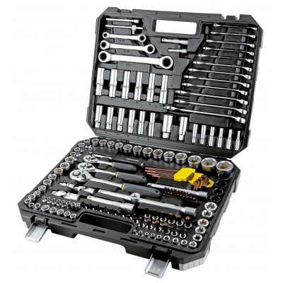 Гедоре комплект TopMaster 1/4", 3/8" и 1/2", 150 части  - Колички и комплекти инструменти