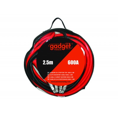 Кабели за стартов ток 600A 2.5m GD - Зарядни за акумулатори и кабели