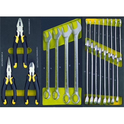 Количка за инструменти TopMaster 7 чекмеджета 161 части  - Специализирани ръчни инструменти