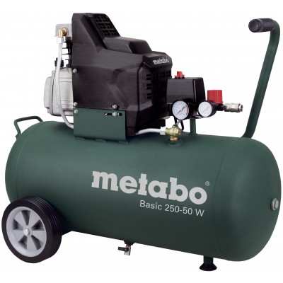 Компресор 50 л 1.5kW METABO BASIC 250-50 W - Пневматични и хидравлични инструменти