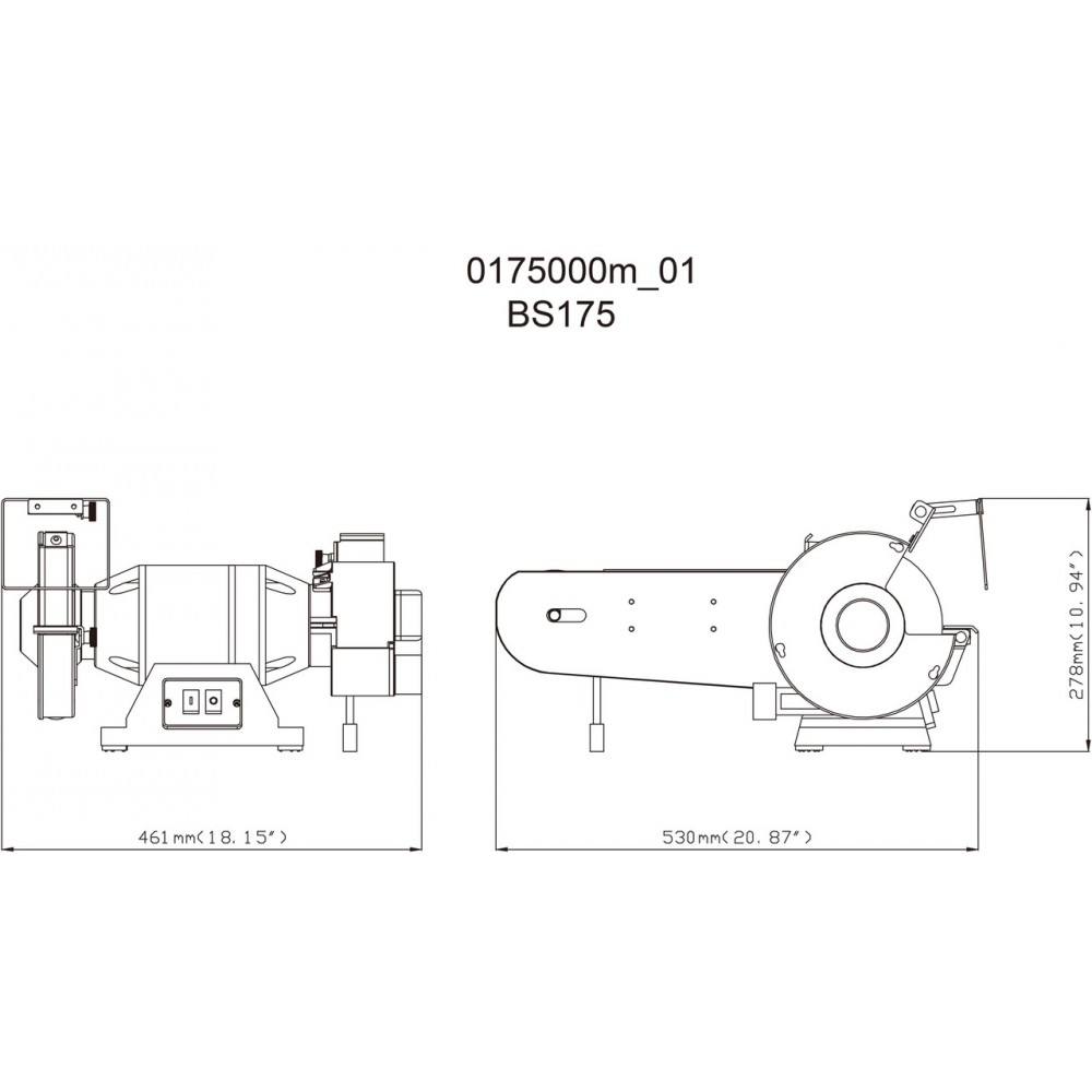 Комбиниран шмиргел + лентов шлайф 175 mm 500W METABO BS 175 |  |  |