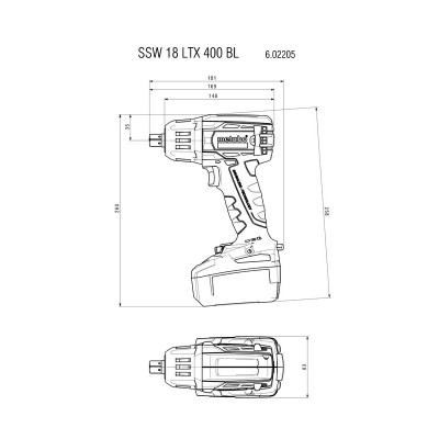Акумулаторен  ударен гайковерт METABO SSW 18 LTX 400 BL , 2x5.2Ah , 400 Nm  - Сравняване на продукти