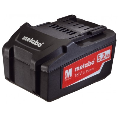 Акумулаторна батерия Li-Power METABO 18V, 5.2Ah  - Сравняване на продукти