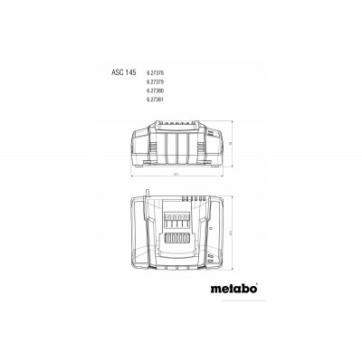 Бързо зарядно устройство METABO ASC 145 12-36V - Сравняване на продукти