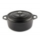 Чугунена Тенджера Hosse Дълбока, Black Onyx, Ф28
