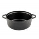 Чугунена Тенджера Hosse Дълбока, Black Onyx, Ф28