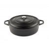 Чугунена Тенджера Solagio Плитка, Black Onyx, Ф26