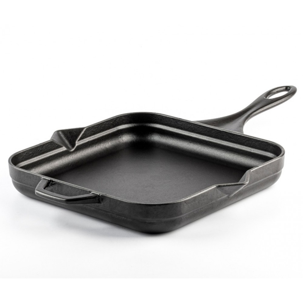 Емайлиран Чугунен Тиган Hosse, Black Onyx, 28х28см