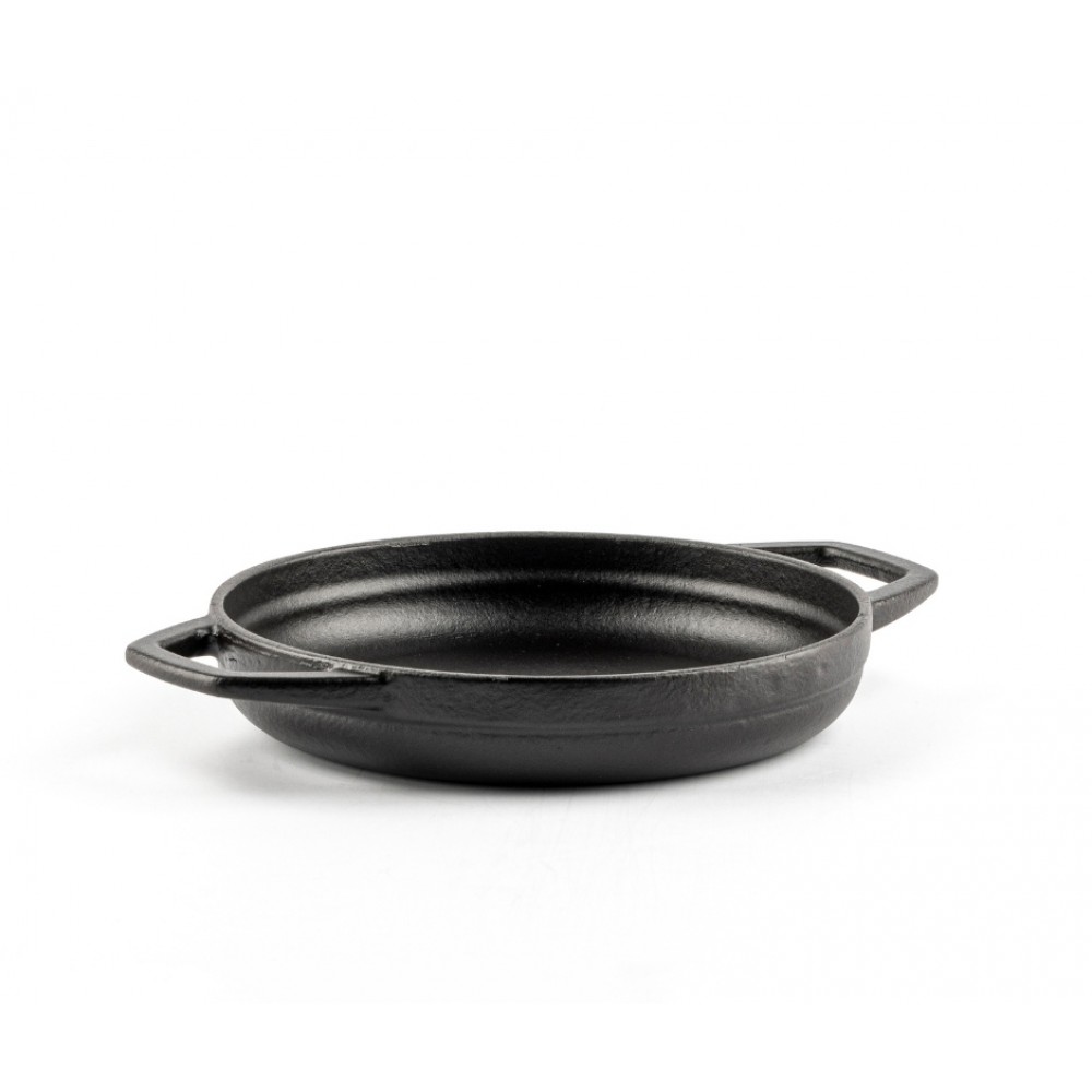 Емайлиран Чугунен Тиган с Две Дръжки Hosse, Black Onyx, Ф16см