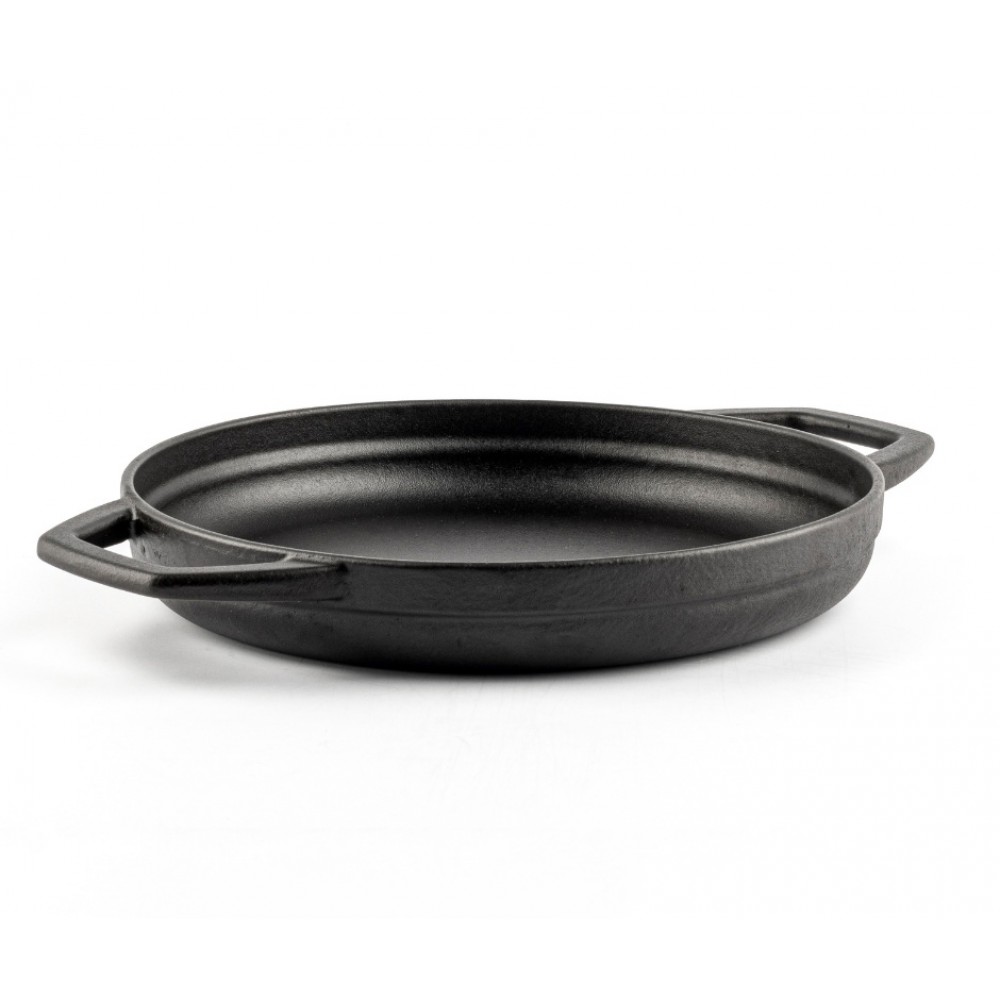 Емайлиран Чугунен Тиган с Две Дръжки Hosse, Black Onyx, Ф22см