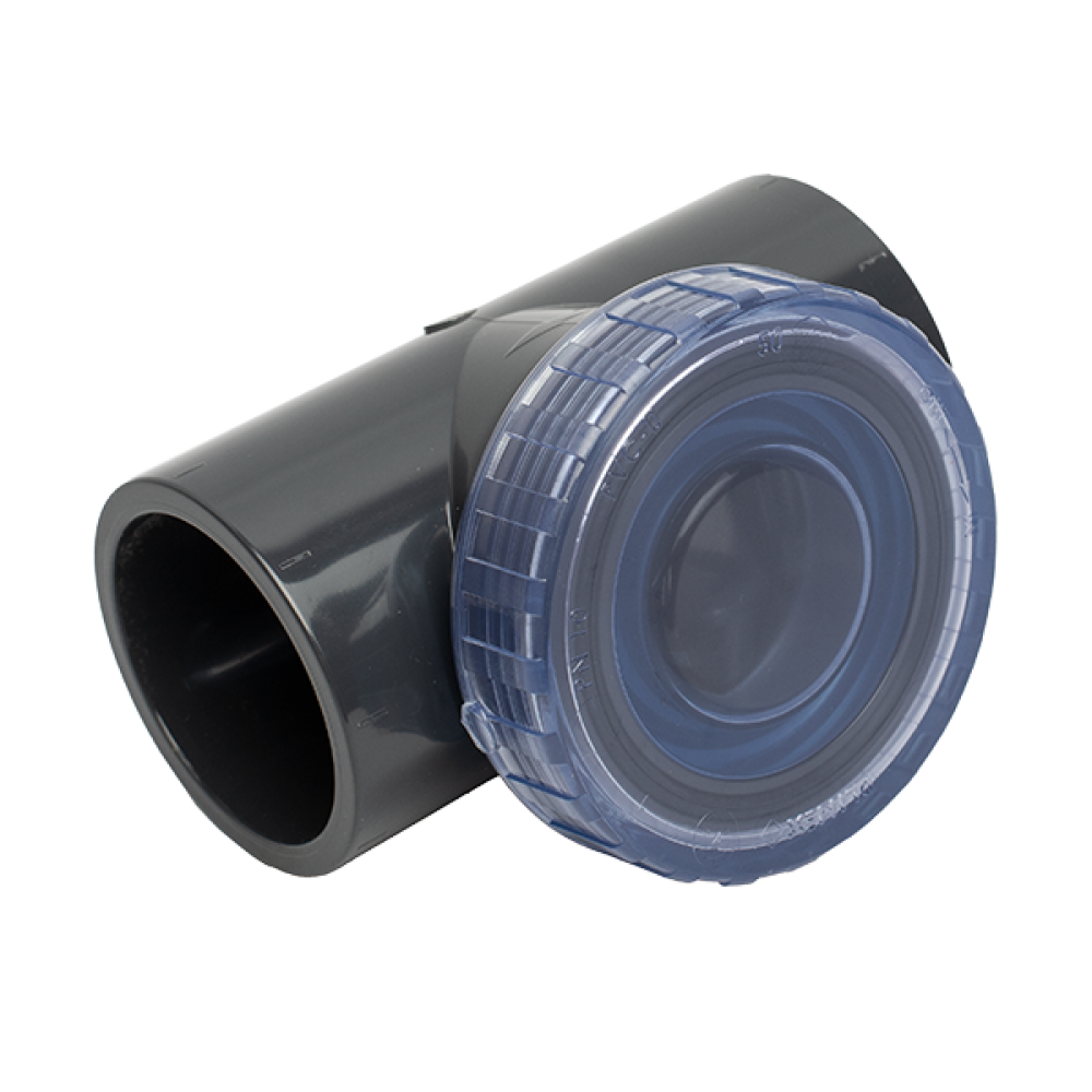 PVC Възвратен клапан Plimat Т-образен - 0111565 | ПВЦ тръби и фитинги (PVC) | Канализация |
