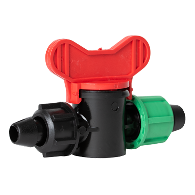 Водовземка с кран без уплътнител за многосезонен капков маркуч - 0121364 - Капково напояване