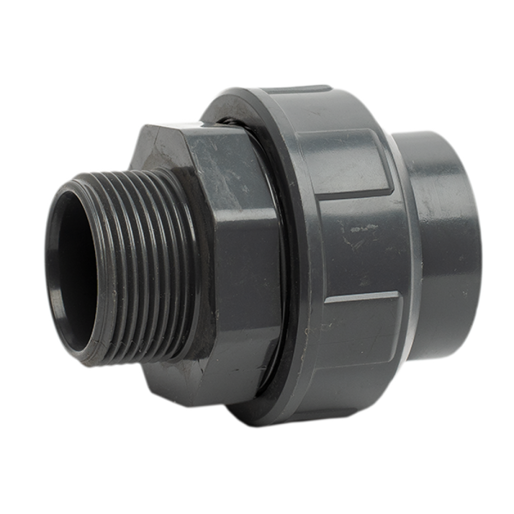 PVC Холендър лепене Ж/М Plimat - 0160095 - Размер (mm): 50; Налягане (bar): 16; Размер (inch): 1 1/2"