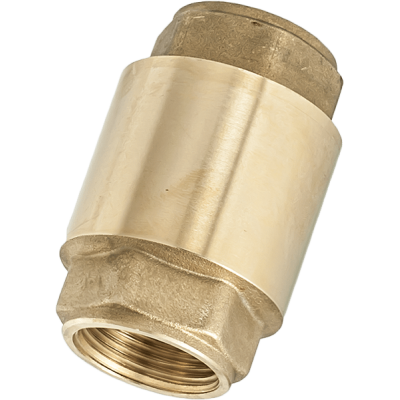 Пружинен възвратен клапан с метален диск Hydro - месинг - 0404883 - Спирателни кранове и арматура