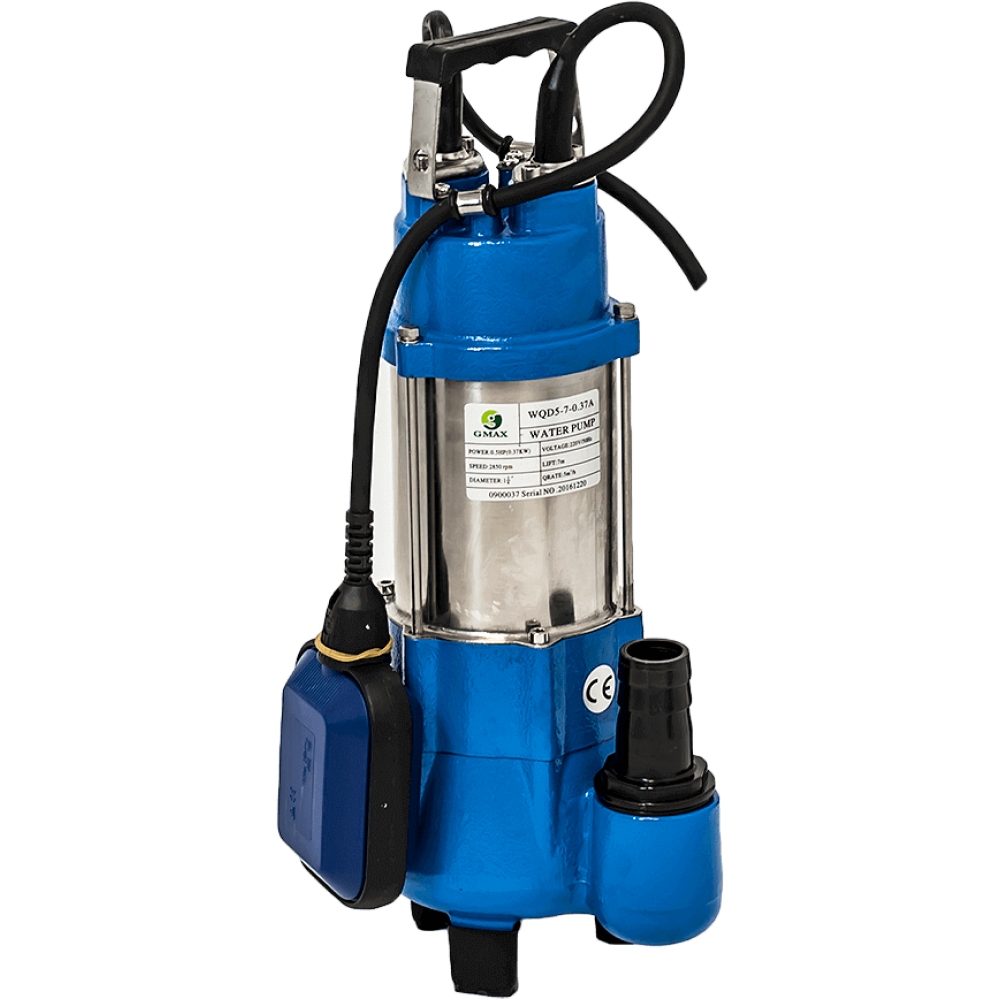 Дренажна помпа за силно замърсени води Gmax WQD - 0900037 | Електрически помпи за вода | Поливни системи /Напояване |