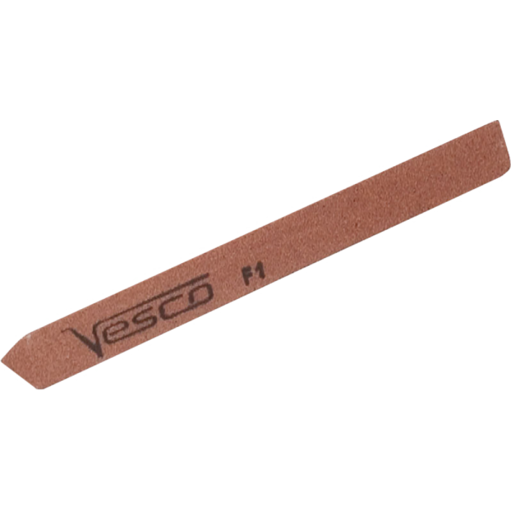 Среднозърнест триъгълен заточващ камък Vesco F1 от корунд - 0550563 - Размер (mm): 10х100