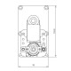 Мотор редуктор Mellor FB1199 5.3 RPM за пелетна камина Lafat, Artel, Alfa-Plam, Ferroli, Mareli Systems, Ideal Clima, Still Green, Atritube и др. | Мотор-Редуктори за пелетни камини | Резервни части за пелетни камини |