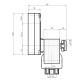 KENTA K9177358 мотор-редуктор вал 8.5 hollowmm 8.5 rpm 16 Nm (14702075) | Мотор-Редуктори за пелетни камини | Резервни части за пелетни камини |