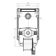KENTA K9177358 мотор-редуктор вал 8.5 hollowmm 8.5 rpm 16 Nm (14702075) | Мотор-Редуктори за пелетни камини | Резервни части за пелетни камини |
