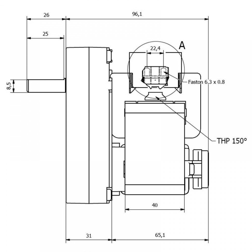Мотор редуктор Kenta K9177280 3 RPM за пелетна камина Arce, Bioecotermo и др. | Мотор-Редуктори за пелетни камини | Резервни части за пелетни камини |