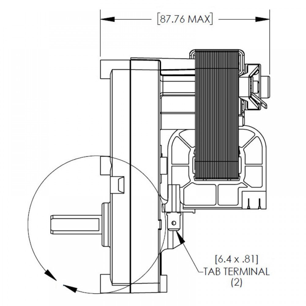 Мотор редуктор Merkle Korff S10984 2.0 RPM за пелетна камина Cadel, MCZ и др. | Мотор-Редуктори за пелетни камини | Резервни части за пелетни камини |