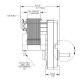 Мотор редуктор Merkle Korff S11055 5.6 RPM за пелетна камина Edilkamin, Thermorossi, Karmek One и др. | Мотор-Редуктори за пелетни камини | Резервни части за пелетни камини |