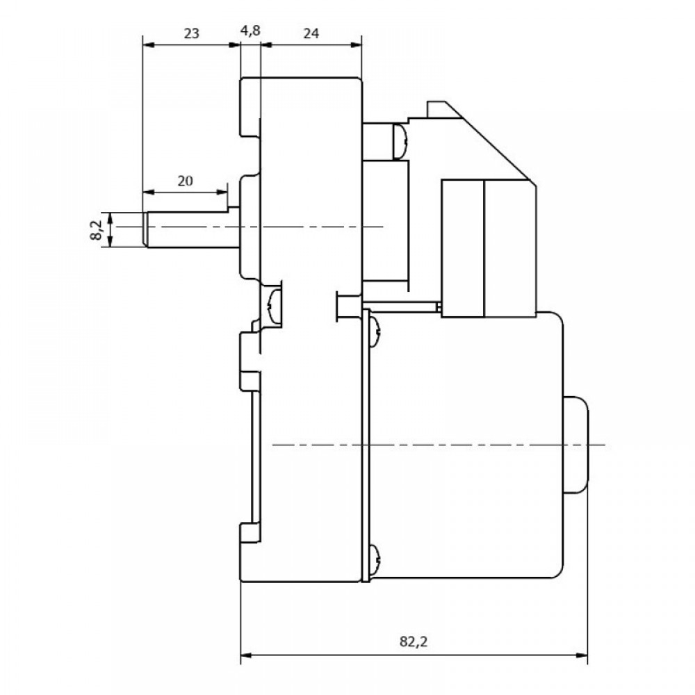 Мотор редуктор Kenta K91890011 RPM за пелетна камина Artel, Palazzetti, Karmek One, Edilkamin, Anselmo Cola, Puros, Ferroli и др. | Мотор-Редуктори за пелетни камини | Резервни части за пелетни камини |