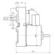 Мотор редуктор Kenta K9189102 2 RPM за пелетна камина Edilkamin, Italiana Camini, Karmek One, Ambiente e Calore, Cadel, Palazzetti, Italflame, Qlima, Zibro и др. | Мотор-Редуктори за пелетни камини | Резервни части за пелетни камини |