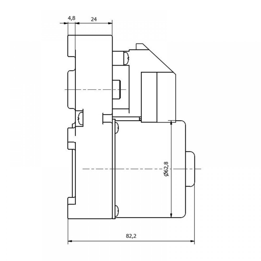 Мотор редуктор с кух вал Kenta K9189301 5.6 RPM за пелетна камина Edilkamin, Italiana Camini, Karmek One, Nordica Extraflame и др. | Мотор-Редуктори за пелетни камини | Резервни части за пелетни камини |