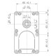 Мотор редуктор с кух вал IPC GMF210H801 1 RPM за пелетна камина Palazzetti, Royal и др. | Мотор-Редуктори за пелетни камини | Резервни части за пелетни камини |