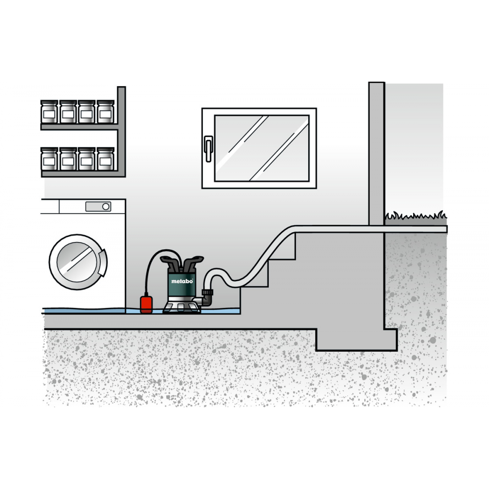 Помпа потоп. 600W 11 700 l/h METABO TP 12000 | Помпа потоп. 600W 11 700 l/h METABO TP 12000 | | |