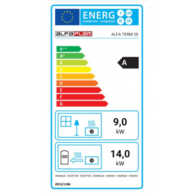 Готварска печка на дърва с водна риза Alfa Plam Alfa Term 20 Brown, 23kW - Сравняване на продукти
