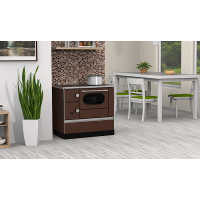 Готварска печка на дърва Alfa Plam Alfa 90 H Favorit Brown Right, 6.4kW - Сравняване на продукти